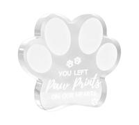Reflective Crystal Keepsake - Sympathy Gift for Pet Memory | Light Display Ornament with Elegant Design, Home Indoor Office Decoration, Puppy Kitten Cat Remembrance Accent for Family