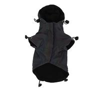 Reflective Dog Coat | Windproof Cold Weather Jacket for Small & Medium Dogs | Adjustable Pet Coat for Walking/Night Visibility/Outdoor Activities (S)