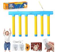 Reflective Drop Stick Challenge Game Set, Drop It Catch It Win Its Reaction Game, Falling Sticks Catching Games, 3 Dropping Speeds Quick Reactions Training Toy, for Kids Adults (B-with remote)