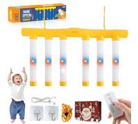 Reflective Drop Stick Challenge Game Set, Drop It Catch It Win Its Reaction Game, Falling Sticks Catching Games, 3 Dropping Speeds Quick Reactions Training Toy, for Kids Adults (C-with remote)