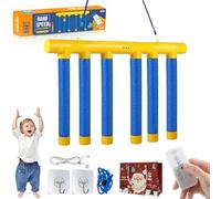 Reflective Drop Stick Challenge Game Set, Drop It Catch It Win Its Reaction Game, Falling Sticks Catching Games, 3 Dropping Speeds Quick Reactions Training Toy, for Kids Adults (A-with remote)