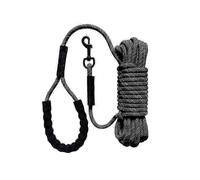 Reflective Lead for Dog Training with Nylon Material - Black, 8mm Width, 5M Length, Perfect for Walking & Camping
