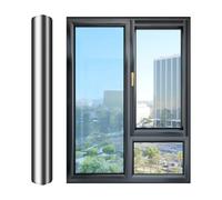 Reflective Privacy Film - Way Window Cling for Daytime Use | HD Pet Layer with Sun Blocking Tint, Home Kitchen Door Coverage, Heat Insulation Protection, Self Adhesive Mirror