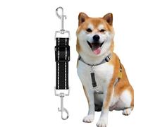 Reflective Safety Clip - Dog Harness Connector for Outdoor Travel | Nylon Backup Collar Strap, 24x2.5x1cm Compact Size, Lightweight 100g, Secure Clasps, Ideal for Walking Training and Running