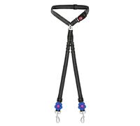 Reflective Safety Strap - Dog Car Seatbelt for Road Trips Family Outings | Retractable Harness Compatible Design, Anti Escape Feature, Small Medium Breed Comfort, Travel Adventure Accessory