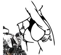 Reflective Sticker Decals - Woman Figure Decal, PET Safety Bumper Stickers