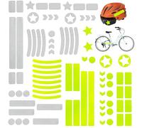 Reflective tape stickers, Pegatinas Reflectantes, 84PCS Pegatinas Reflectantes Bicicleta,for motorcycles, cars, bicycles, reflective wheel night stickers, decorative car wheel night safety belts