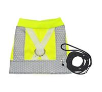 Reflective Vest, Reflective Strip Parrot Training Harness, Comfortable Bird Vest Cloth for Parrot Safety, and Secure Harness for Parrot Training and Outdoor Activities