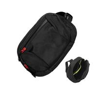 Reflective Waist Bag, Outdoor Reflective Zippered Fanny Pack, 25 * 14 * 7cm (9.84 * 5.51 * 2.75inch) Breathable Men & Women Waist for Hiking, Travel, Motorcycle