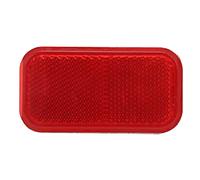 Reflector Adhesivo De Seguridad Rojo Para Coche Y Moto Noche Oscura Carretera