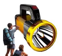 reflector al aire libre, linterna de luz fuerte,Reflector portátil para exteriores recargable | Linterna de seguridad nocturna para uso en interiores y exteriores de largo alcance para exploración, mo