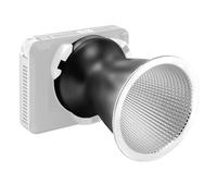 Reflector Amaran Mini con Montura Bowens para Luces COB Ray 60c/120c: 14,5 cm (5,71 pulgadas), ángulo de haz de 25°, Aumento de Salida de Hasta 5x, 35 600 lux a 1 m, para Retratos, Vídeos y Películas.