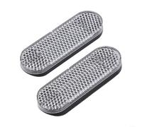 Reflector amarillo plateado para Xiaomi for mi 9 Scooter Front Silver(Plata)