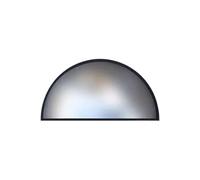 Reflector curvado de 60 cm de visibilidad mejorada para intersecciones de carreteras, espacios de estacionamiento y zonas ciegas, cristal de esquina de minimización