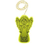 Reflector de ángel de la Guarda para niñas con Excelentes propiedades Reflectantes, Aumenta la Seguridad en el Transporte por Carretera, para fijación en Mochila, Bicicleta o Cochecito.