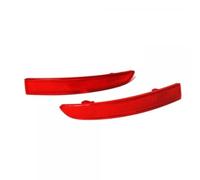 Reflector de Esquina for Parachoques Trasero de Coche, luz Decorativa Falsa(Red 1Pair)