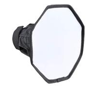Reflector de flash, cámara plegable, difusor de luz de 20 cm, tarjeta gris integrada para balance de blancos, accesorio portátil, universal, formador de luz, equipo de fotografía, color blanco
