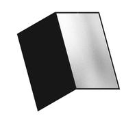 Reflector de fotografía de cartón plegable para exteriores y vídeo, difusor de luz plegable, fácil de llevar, reflector de fotos plegable de cartón para mejorar el producto de retrato