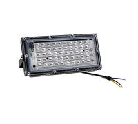 Reflector De Luz LED NEGRO UV 50/100/300W For Exteriores, Fluorescente Ultravioleta Resistente Al Agua For Discoteca, Fiesta Halloween Garaje en el jardín(50W NO Plug)