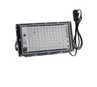 Reflector De Luz LED NEGRO UV 50/100/300W For Exteriores, Fluorescente Ultravioleta Resistente Al Agua For Discoteca, Fiesta Halloween Garaje en el jardín(100W With Plug)