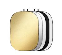 Reflector de luz Ovalado Plegable 5 en 1 Compatible con cámaras, difusor fotográfico portátil de 40x60 Pulgadas for fotografía de Estudio.