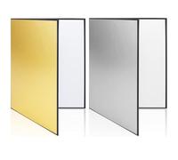 Reflector de Luz Portátil A4,Reflector de Fotografía,Tablero Difusor de Luz Plegable de Cartón Tablero Reflector Plegable Portátil para Fotografía de Productos,Grabación de Video e Iluminación