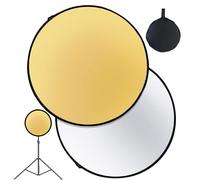 Reflector de luz Studio | Reflector de disco de luz plegable | para fotografía - Disco luminoso circular plegable, protección multicapa para transmisión en directo