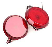 Reflector De Luz Trasera Compatible Con Nissan Para Qashqai 2007 2008 2009 2010 2011 2012 2013 Luz Reflectora De Parachoques Trasero Lámpara De Freno(Red)