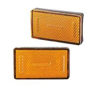 Reflector de Motocicleta, Yosoo Abs K1200rs Motocicleta Luz de Freno Trasera Amarilla Marca de Parada Reflector Amarillo para Reflector Motocicleta Reflector Cola de Freno Señal de Parada Accesorios d