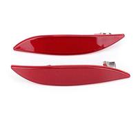 Reflector de parachoques, tiras reflectoras de parachoques trasero izquierda y derecha, cubierta de cinta reflectante de seguridad para coche, luz de advertencia de coche 265600004R, compatible con RE