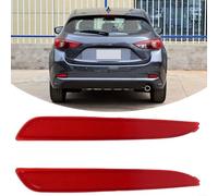Reflector de parachoques trasero, 2 unidades, para Mazda 3 modelos 2008 a 2012, lado izquierdo y derecho, compatible con piezas OEM