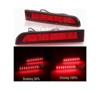 Reflector de parachoques trasero LED rojo para Mitsubishi Lancer 2008, 2009, 2010, 2011, 2012, 2013-14.