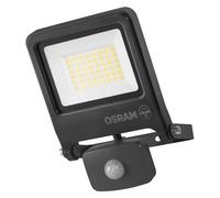 Reflector Exterior LED con Sensor OSRAM ENDURA, 30W, 3000lm, 3000K blanco cálido, Sensor de Movimiento 9m, Aluminio, IP65