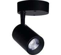Reflector LED Aluminio Negro 7W Redondo Moderno Práctico Manta Foco, Lámpara