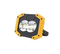 Reflector LED COB Portátil, Luz De Inundación Recargable 20W, Lámpara Emergencia For Exteriores, Linterna, Compra Opcional, Batería 18650 Pasillo, patio trasero(Type B and battery)