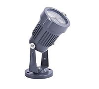 Reflector LED for exteriores: luz de enchufe de tierra for césped de 3 W, luz de jardín de 85-265 V, proyector de disco de proyección de carteles publicitarios a prueba de agua IP65(Blue)