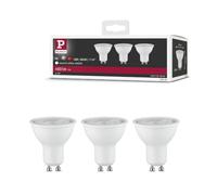 Reflector LED Paulmann, juego de 3 unidades, GU10, 7 W, 4000 K, blanco mate | Luz dirigida para focos y spot, 460 lm, Eye friendly, vida útil de 15 000 horas