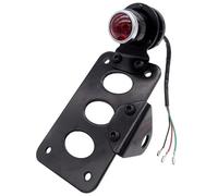 Reflector para matrícula Compatible con Harley Compatible Yamaha Compatible Motocicletas Suzuki Luz Trasera de Montaje Lateral Soporte matrícula Freno
