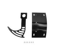 Reflector para matrícula Soporte Universal para matrícula de Motocicleta con Eje 1", Soporte Vertical Curvo para Brazo oscilante