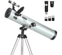 Reflector para Principiantes con 3 oculares (Alto: 20 mm, Alto: 12,5 mm, Alto: 4 mm), Ideal para Que los niños exploren el Espacio, la Luna y Las Estrellas.
