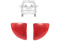 Reflector Parachoques Trasero Izquierdo y Derecho (Par) compatible para R.e.n.a.u.l.t Kangoo 2002-2008, D.a.c.i.a Logan MCV 2007-2009