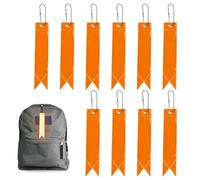 Reflector Pendant - 10pcs Reflective Backpack Pendant for Safety | Waterproof Children’s Gear with High Visibility & Lightweight Build for School Bag, Night Walking, Cycling, Hiking, Running, Outdoor