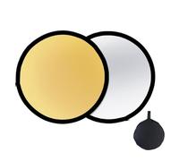 reflector portátil - Panel de disco de luz circular plegable | Reflector difusor plegable portátil con bolsa, tela reflectante para fotografía al aire libre