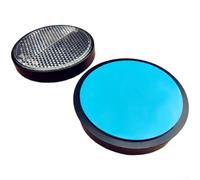 Reflector redondo certificado E9 para remolques, camiones y vehículos de respuesta con doble capacidad de montaje (C blanco)