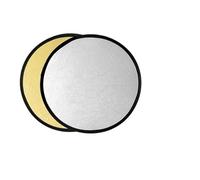 Reflector Redondo de luz multidisco 2 en 1 con Bolsa portátil Plegable Plateado Dorado Blanco for Estudio de fotografía Reflector Fotografia (Size : 30cm Gold Silver)