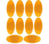 Reflectores de Bicicletas,10 piezas Reflector de Radios de Bicicleta de reflectores bicicleta,bicicleta de reflectores de ojos de gatos para Bicicleta de montaña Bicicleta de Carretera (Amarillo)