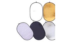 Reflectores de luz Grandes portátiles 5 en 1, Reflector y difusor de luz for fotografía Ovalado Plegable for fotografía Reflector Fotografia (Size : 90x120cm)