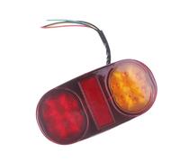 Reflectores De Parachoques Trasero 1 Unidad 28LED 12V Coche Camión LED Luz De Advertencia Trasera Lámpara Indicador De Señal De Giro Luces De Freno Impermeables