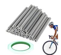 Reflectores de radios, 36 Piezas Impermeables de Seguridad de Alta Visibilidad, Tubo Reflector de radios para Bicicleta de Carretera, al Aire Libre, Viajes, Cochecito, Silla de Ruedas