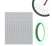 Reflectores de radios para ruedas de bicicleta, 36 piezas impermeables de seguridad, reflectores de rueda de ciclismo de conducción nocturna, para niños, ciclistas, sillas de ruedas, bicicleta de